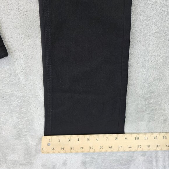 Bamboo Original Denim Jeans Womens 3 Black Bootcut Low Rise Rhinestone Studded - Picture 7 of 12